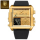 Men's Digital Quartz Watch with Dual Display