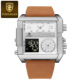 Men's Digital Quartz Watch with Dual Display