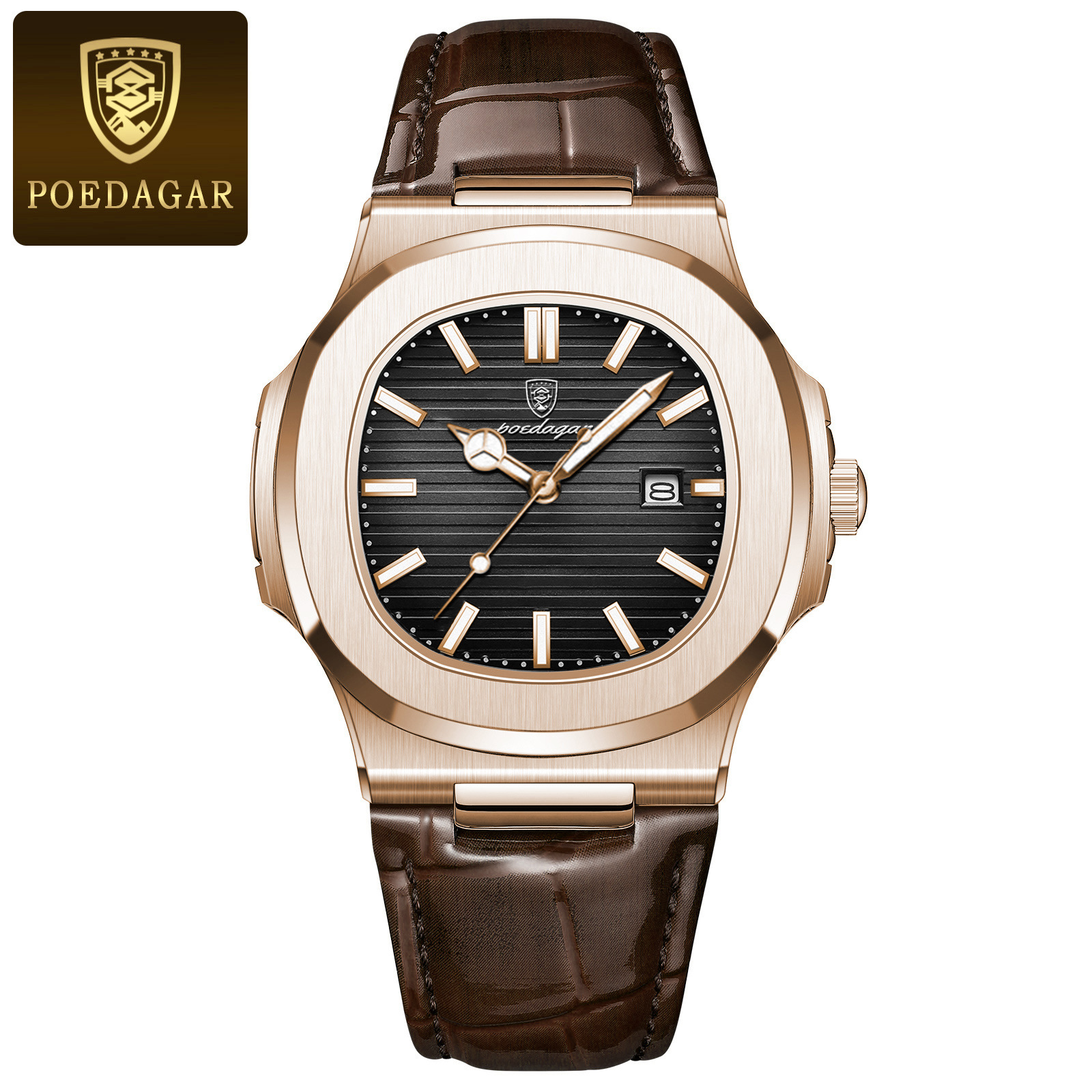 Ultra-Slim Men's Water-Resistant Quartz Watch