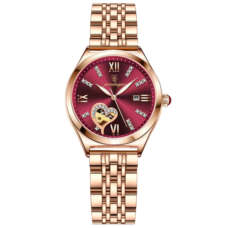 Women's Water-Resistant Quartz Watch with Date