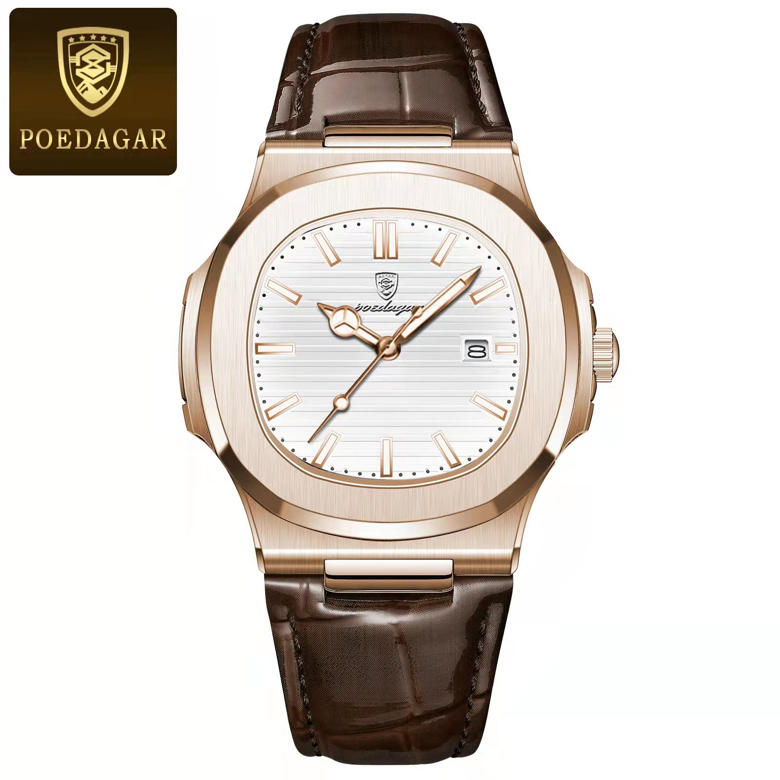 Ultra-Slim Men's Water-Resistant Quartz Watch